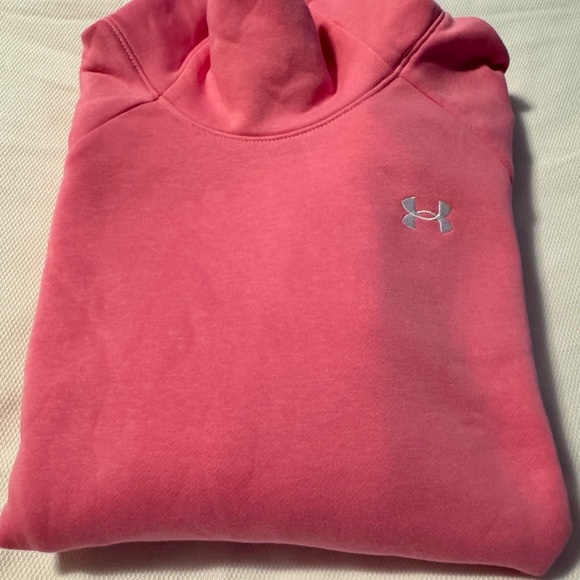 Under Armour Vibrant Pink Fleece Pullover - Picture 6 of 6